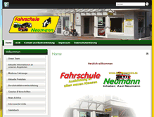 Tablet Screenshot of fahrschule-neumann.net